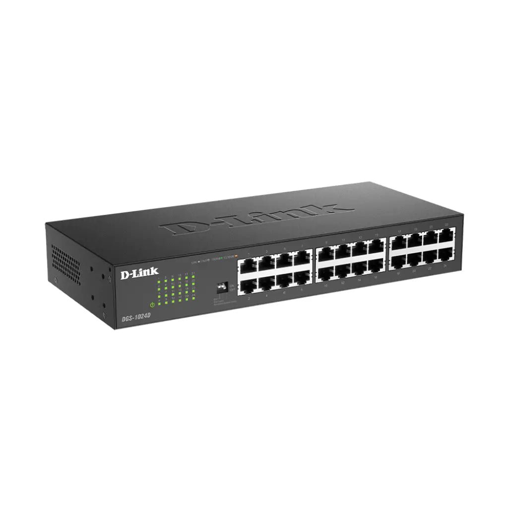 D-Link DGS-1024D 24-Port Gigabit Ethernet Unmanaged Desktop Network Switch