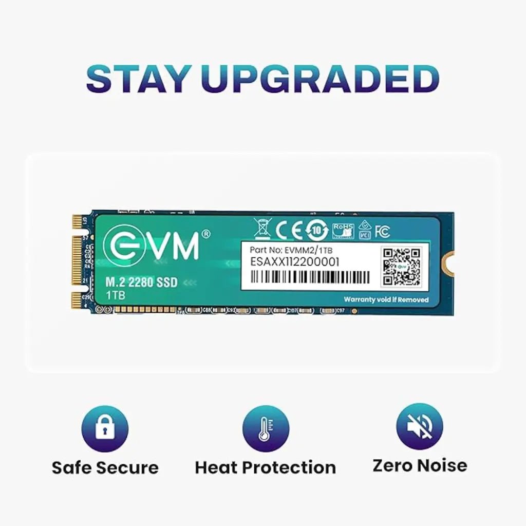 EVM 1TB M.2 2280 SATA III Internal Solid State Drive (SSD)