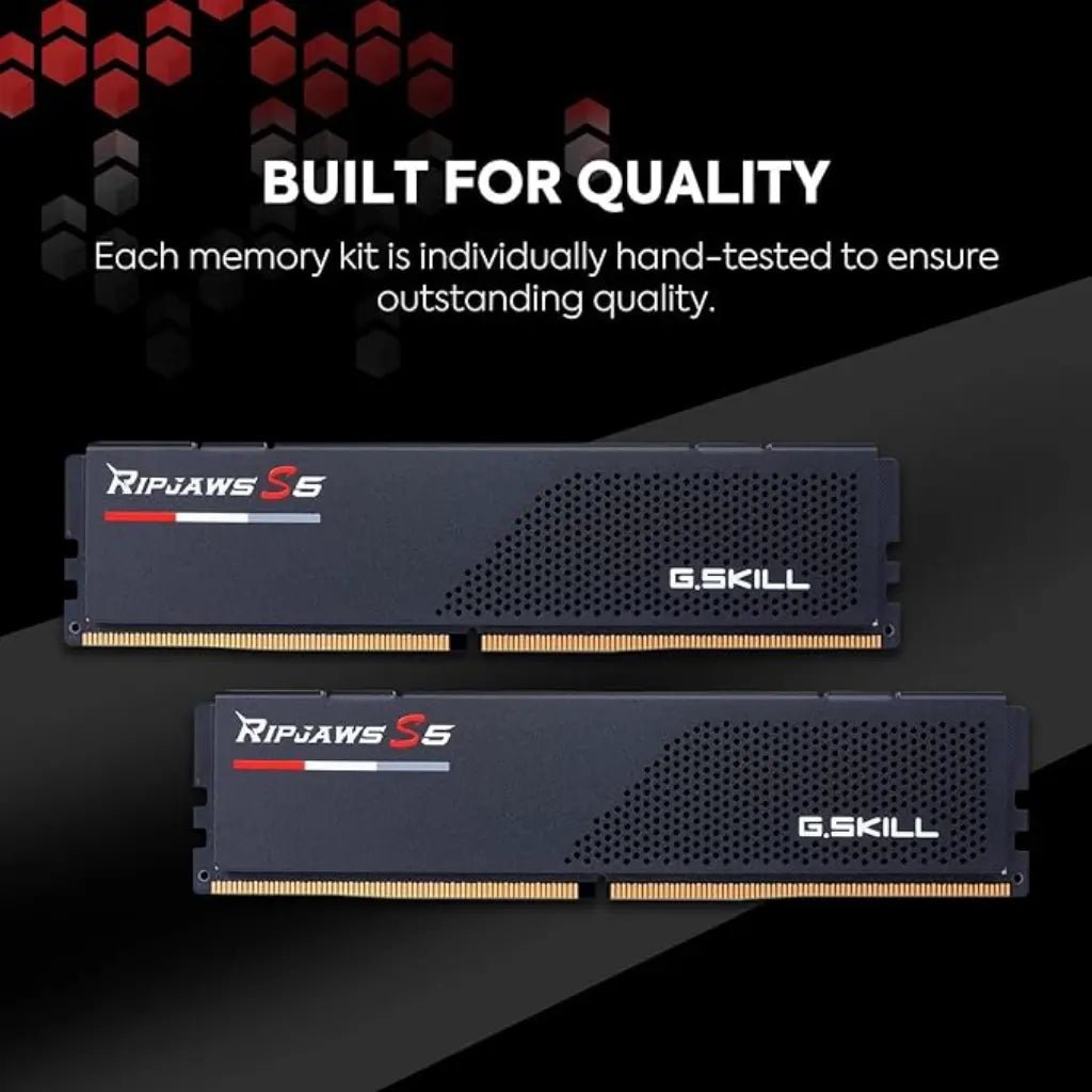G.Skill Ripjaws S5 32GB (2x16GB) DDR5 5200MHz CL40 Desktop Memory Kit