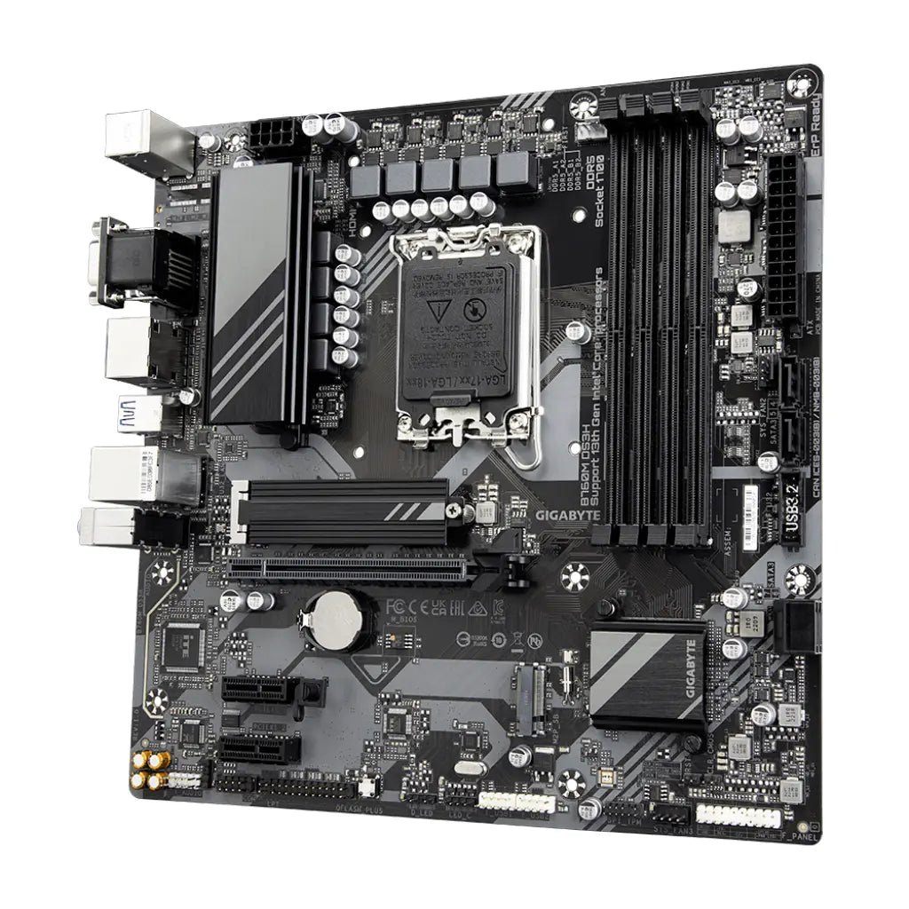 Gigabyte B760M DS3H Intel B760 LGA1700 DDR4 Micro-ATX Motherboard for 12th/13th/14th Gen Intel Core Processors