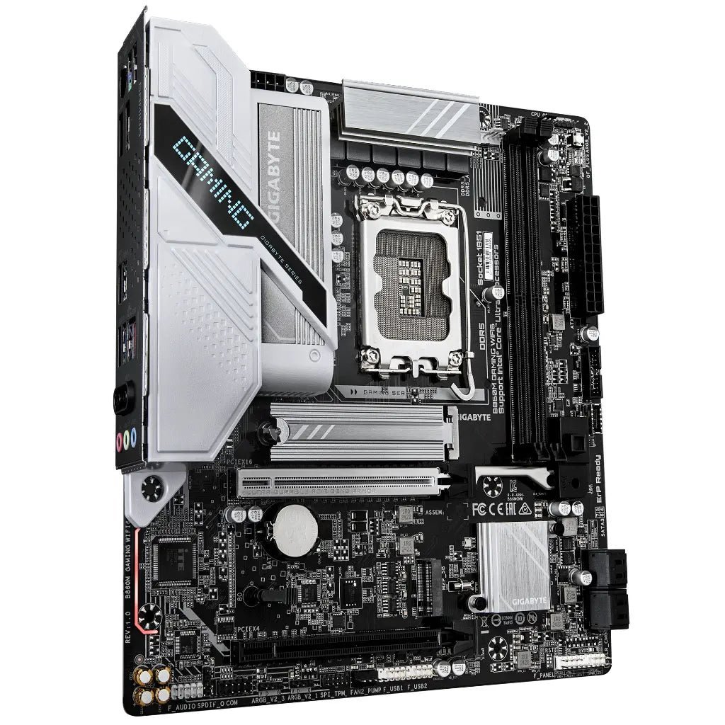 Gigabyte B860M Gaming WiFi 6 Intel LGA1851 DDR5 Micro-ATX Motherboard - High Performance Gaming Edition