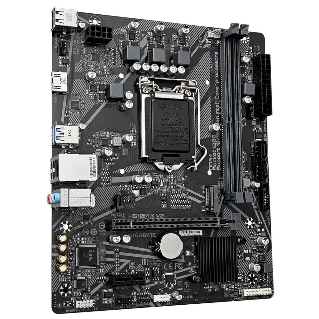 Gigabyte H510M K V2 Intel H510 LGA1200 DDR4 Micro-ATX Motherboard for 10th and 11th Gen Intel Core Processors