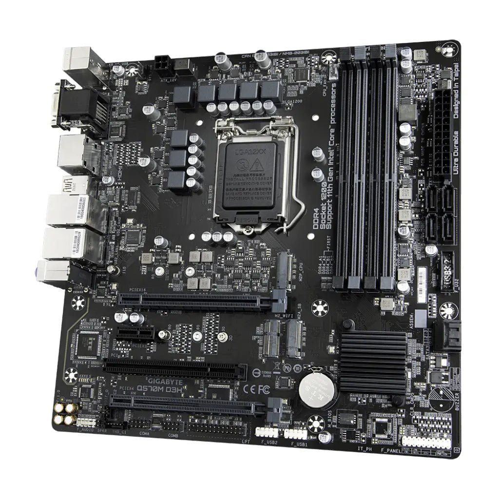 Gigabyte Q570M D3H Intel Q570 Chipset LGA1200 Socket DDR4 Micro-ATX Business Motherboard