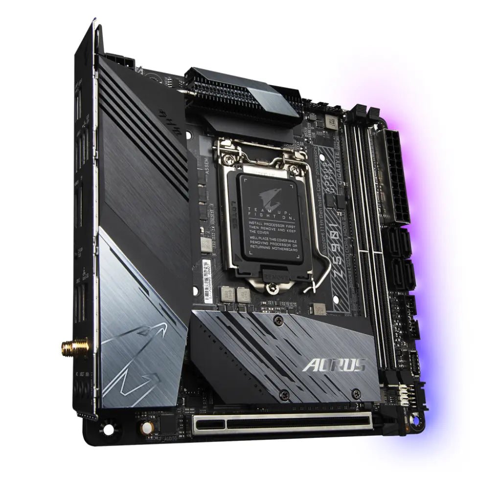 Gigabyte Z590I AORUS ULTRA Intel Z590 LGA1200 DDR4 Mini-ITX Gaming Motherboard