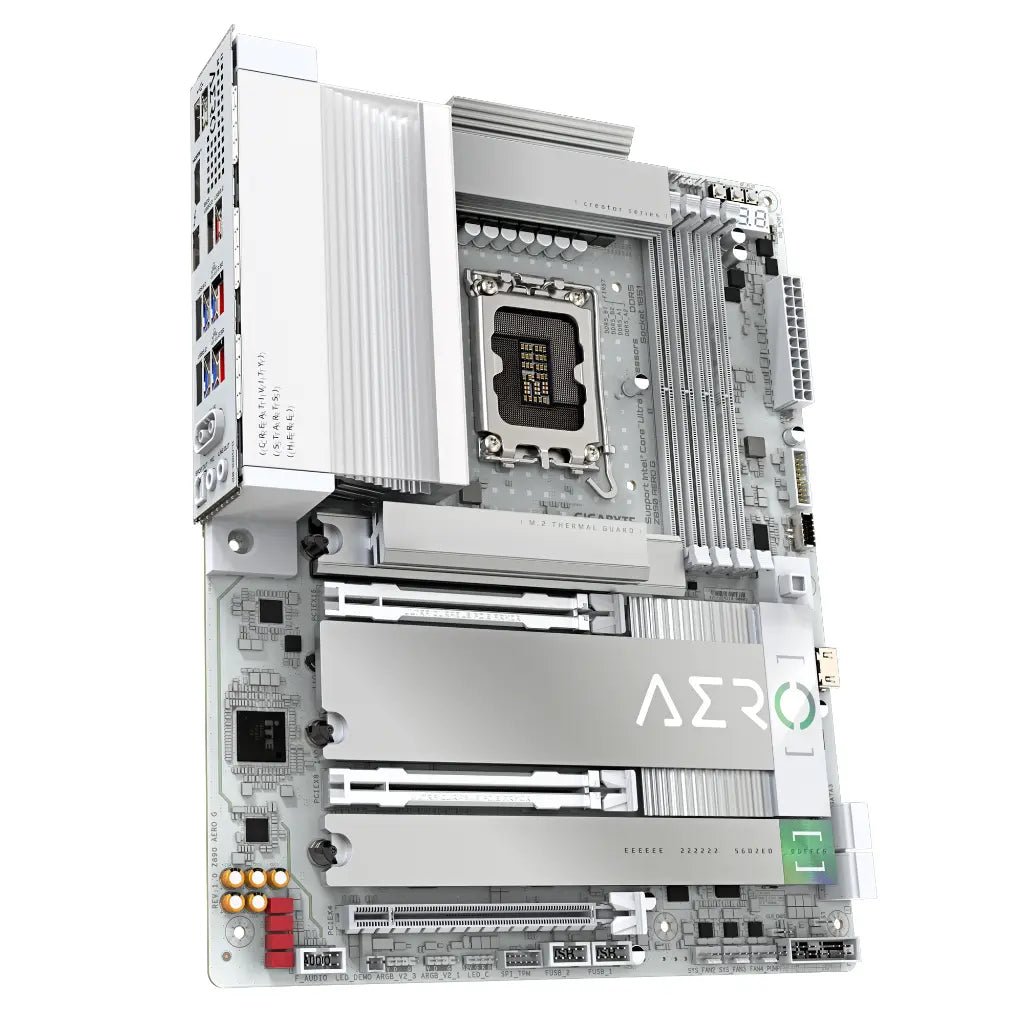 Gigabyte Z890 AERO G Wi-Fi 7 Intel Z890 LGA1851 DDR5 ATX Motherboard for Content Creators