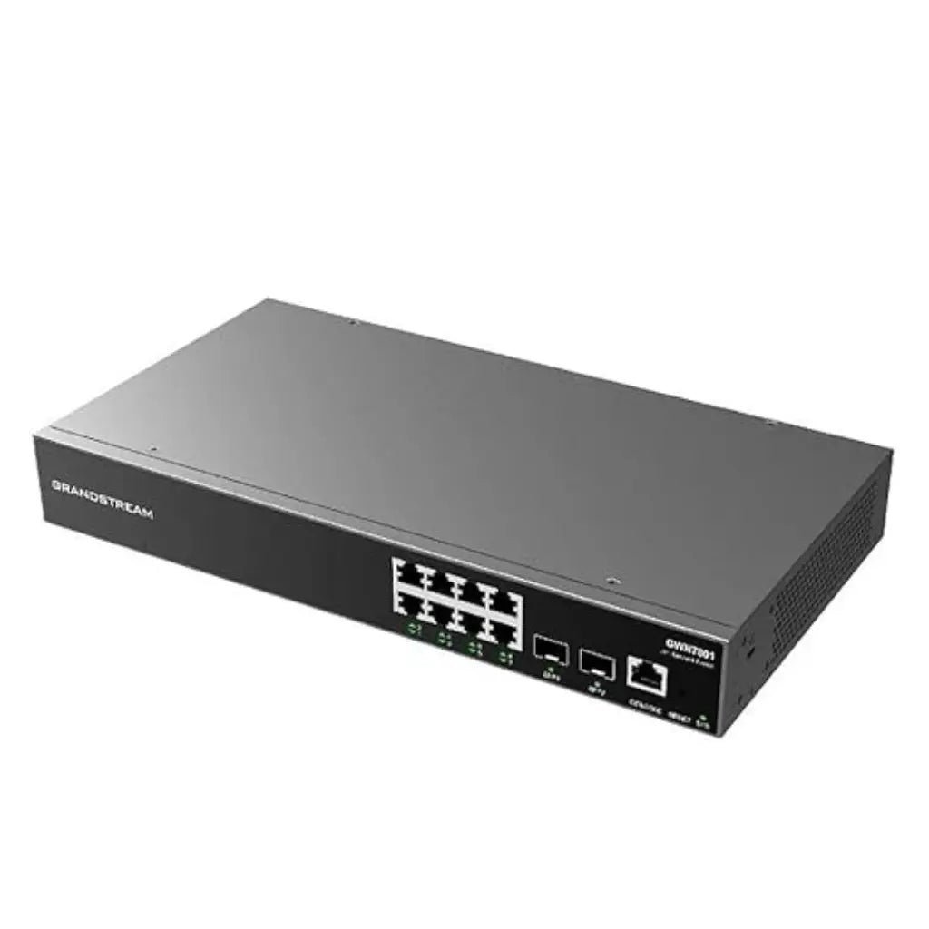Grandstream GWN7801 8-Port Gigabit Layer 2+ Managed Network Switch with 2 SFP Uplink Ports - High Performance Enterprise Networking