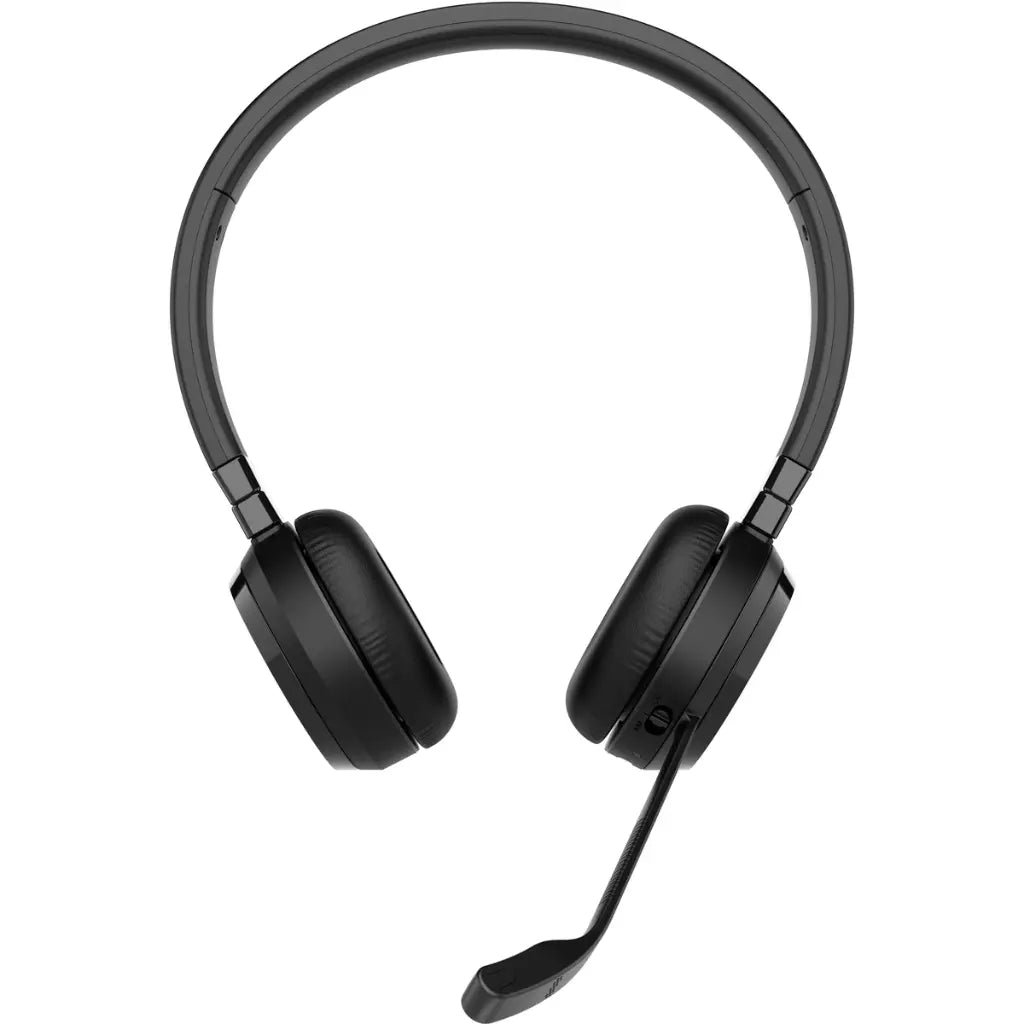 Jabra Evolve 65 TE MS Duo Professional Wireless Bluetooth Stereo Headset with Dual Connectivity and Charging Stand
