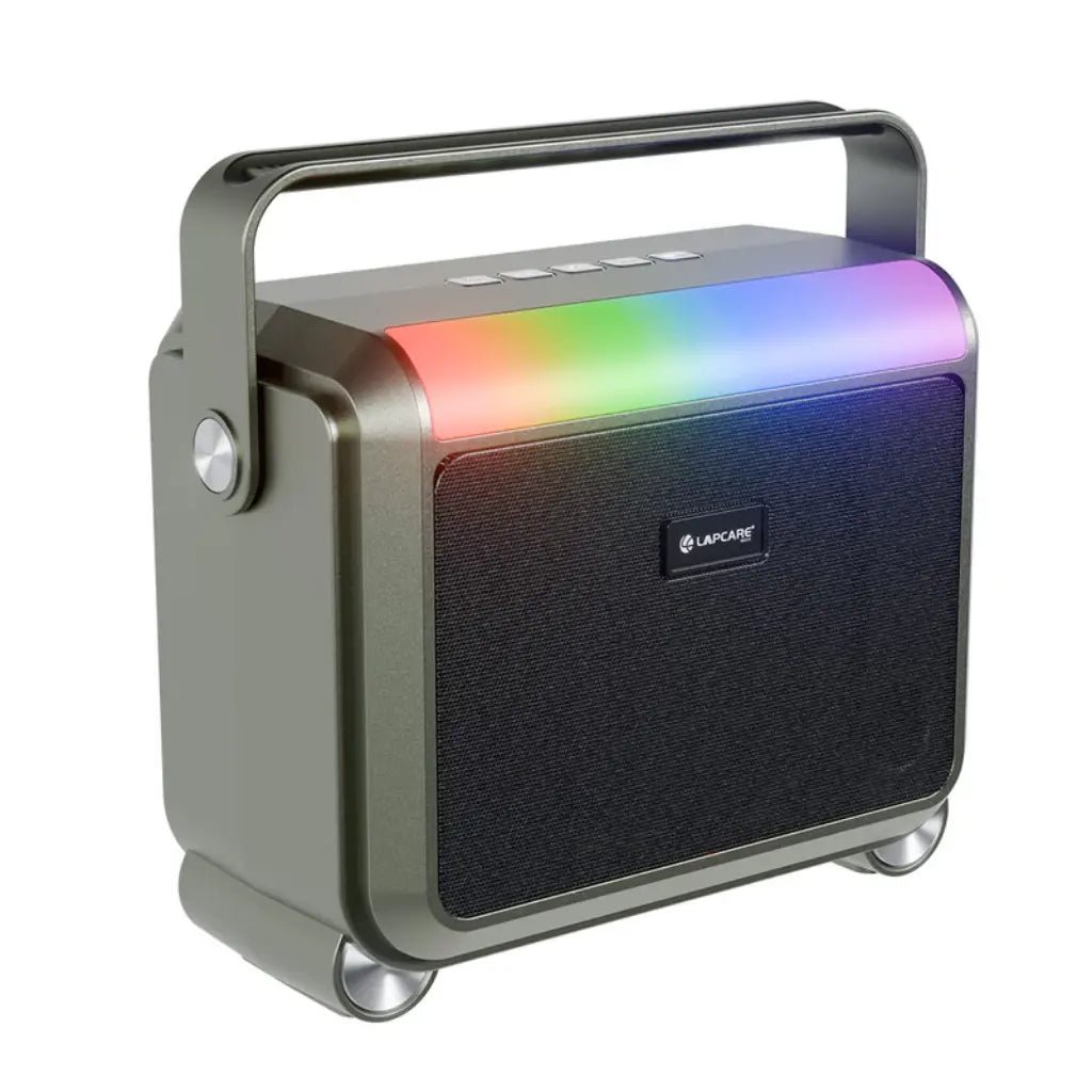 Lapcare Aster LBS-201 20W Portable Bluetooth Party Speaker with Dynamic RGB Lights and Enhanced Extra Bass
