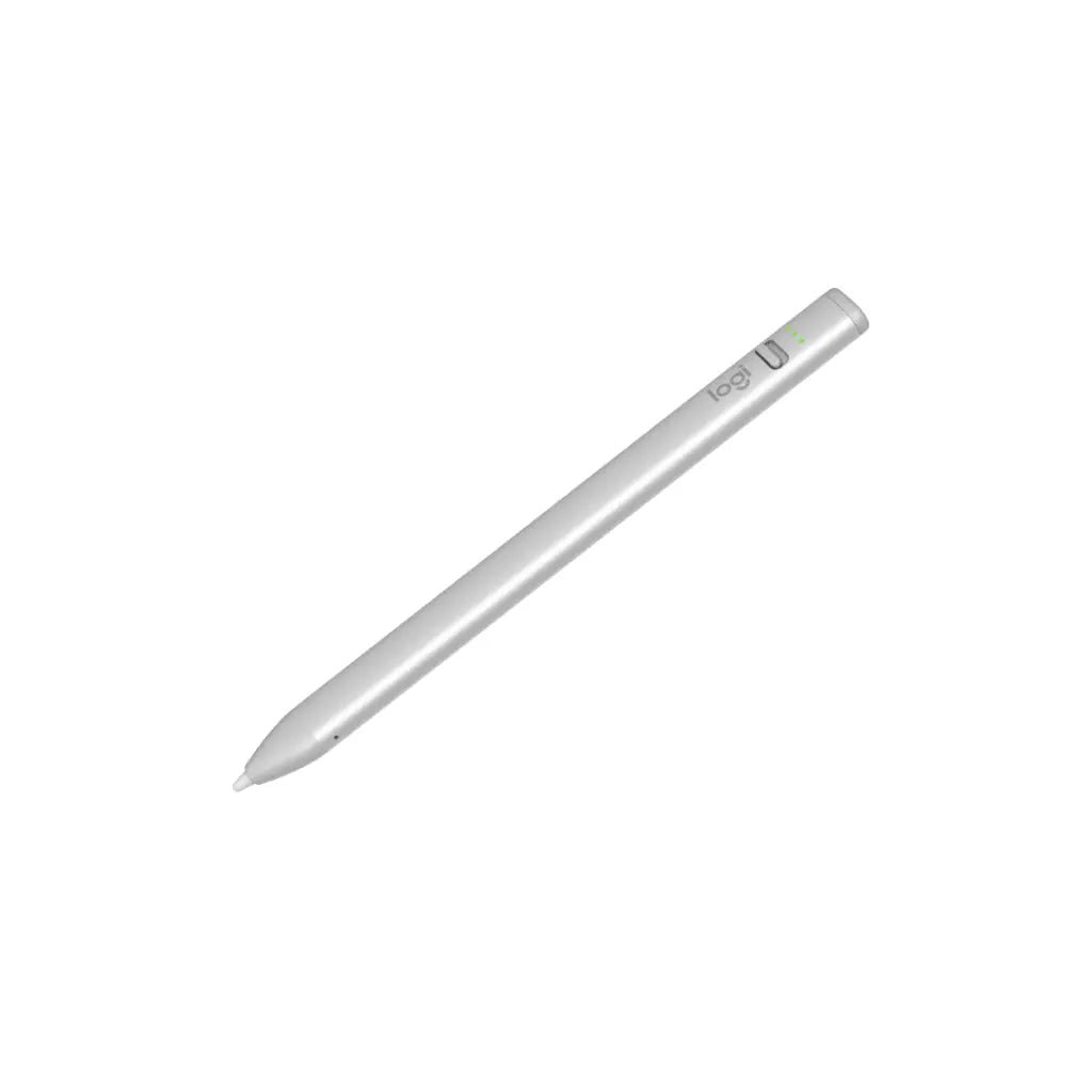 Logitech Crayon Digital Pencil with USB-C Charging for iPad - Silver (Apple Pencil Technology)