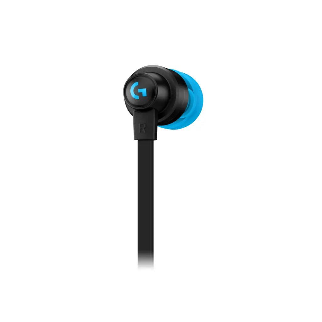 Logitech G333 Wired Gaming Earphones with Dual Dynamic Drivers and In-Line Microphone - Black