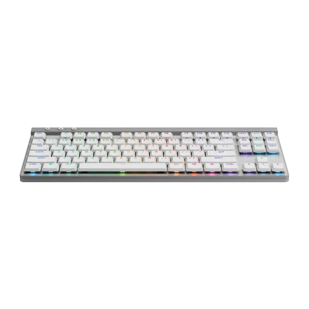 Logitech G515 LIGHTSPEED TKL Wireless Low-Profile Mechanical Gaming Keyboard with LIGHTSYNC RGB - White