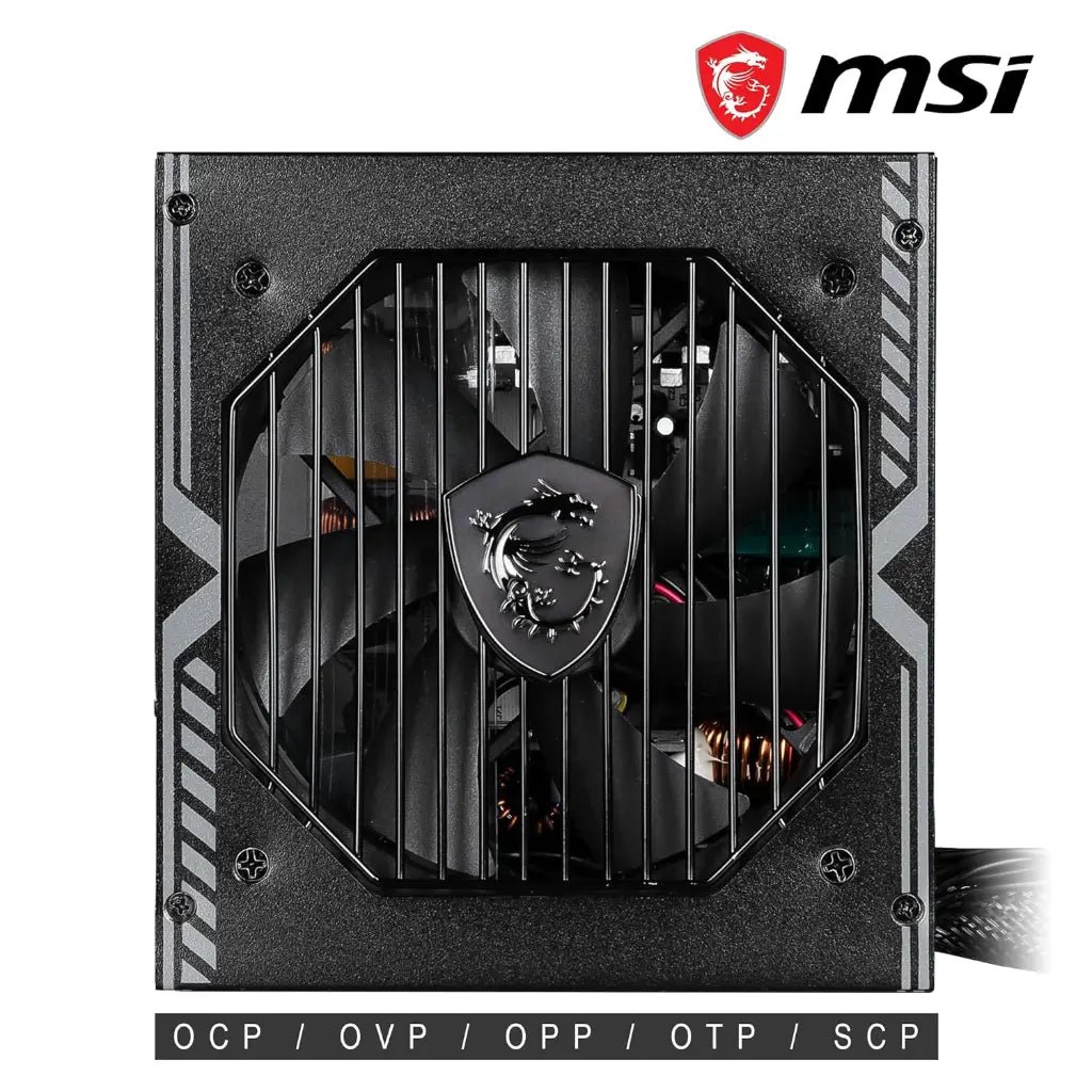 MSI MAG A650BN 650W 80 Plus Bronze Certified Non-Modular ATX Power Supply