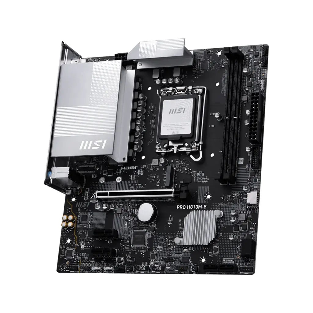 MSI PRO H810M-B Intel H810 LGA1851 Micro-ATX DDR5 Motherboard for Intel Core Processors