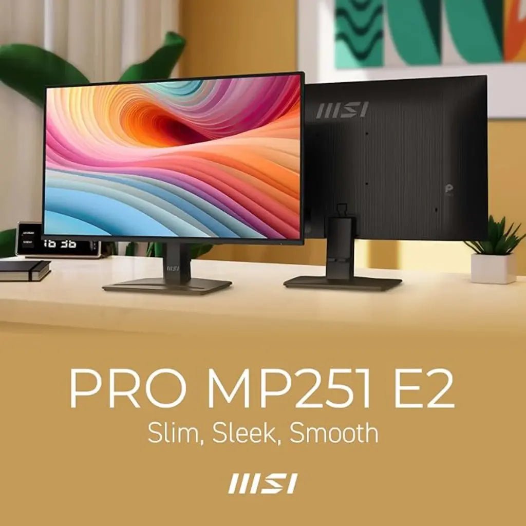 MSI PRO MP251 E2 24.5" 120Hz IPS Full HD Business Monitor with Built-in Speakers