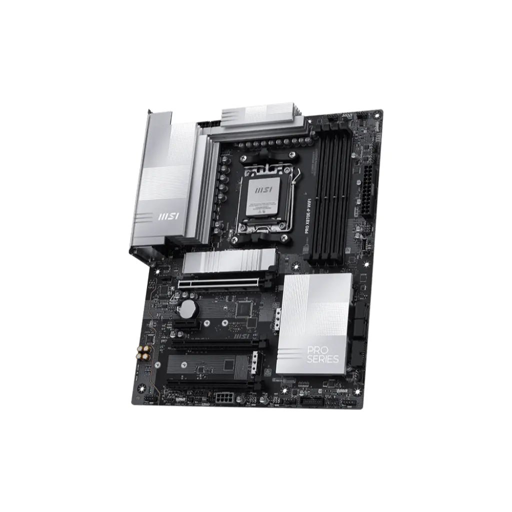 MSI PRO X870E-P WIFI AMD AM5 ATX Motherboard with DDR5 Support and WiFi 7