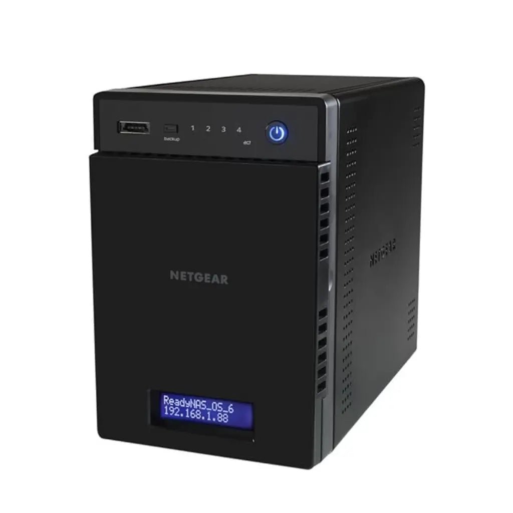 Netgear ReadyNAS RN214 4-Bay Diskless Desktop Network Attached Storage for Personal Cloud