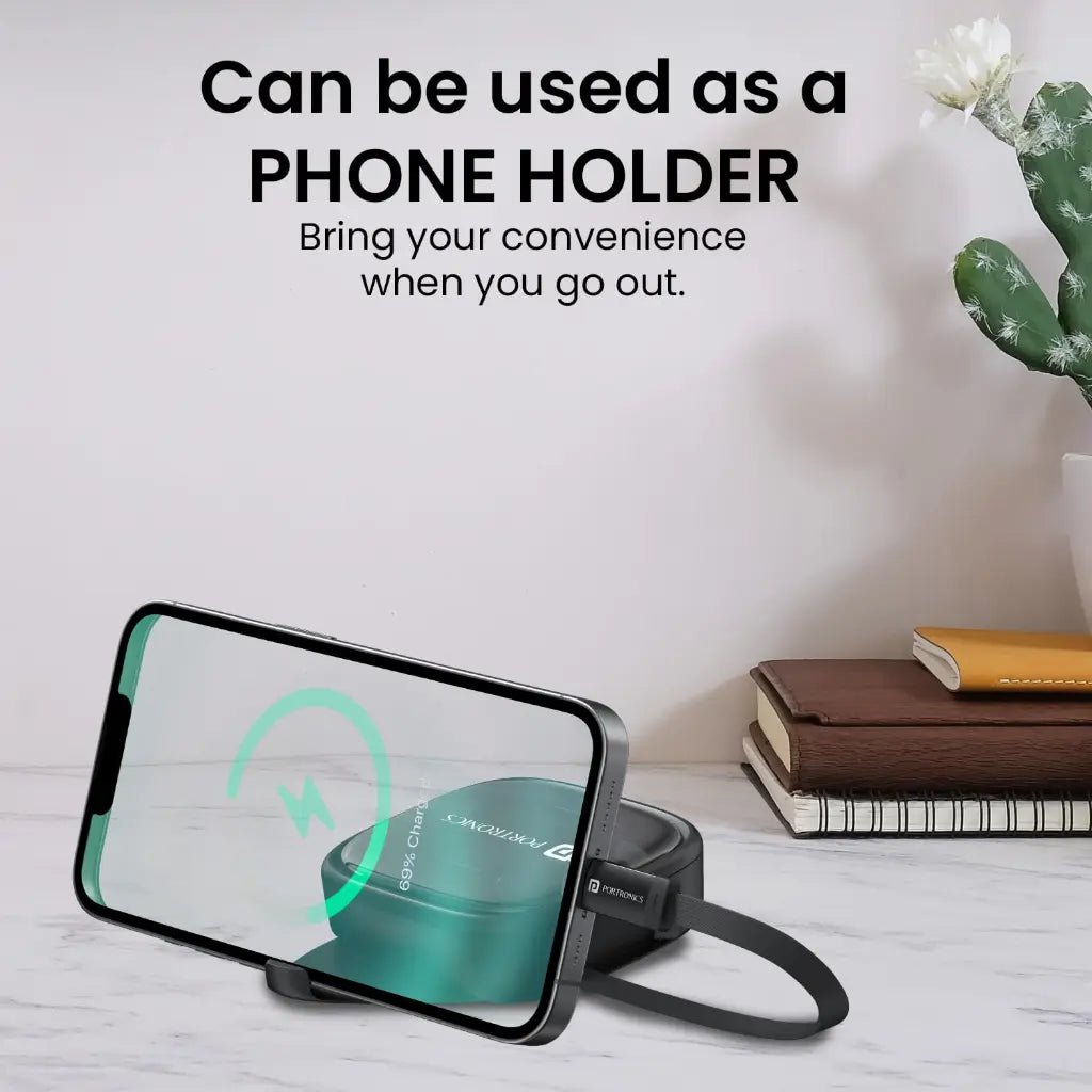 Portronics SnapCase 2 (POR 2887) All-in-One Multipurpose Cable and Card Storage Organizer Kit