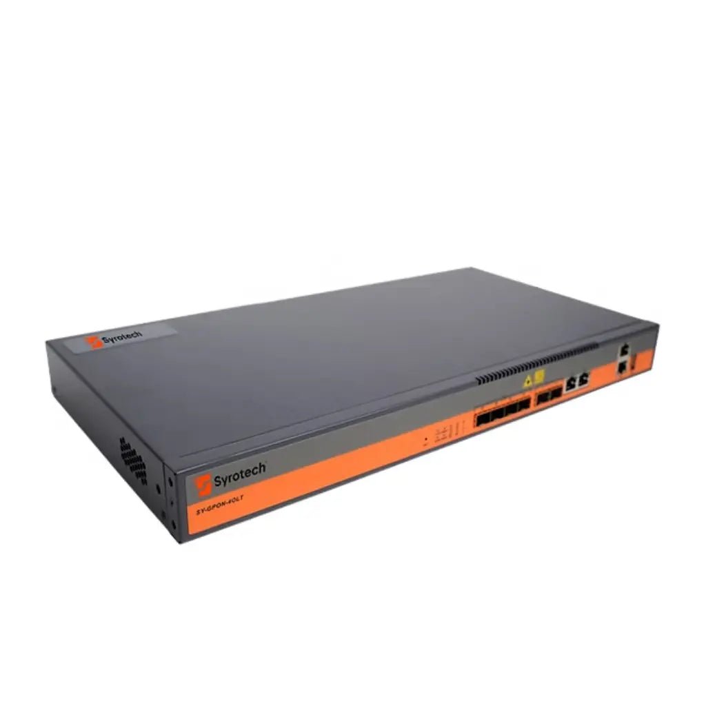 Syrotech 4-Port GPON OLT (SY-GPON-4OLT) with 1.25Gbps Uplink and 2.5Gbps Downlink