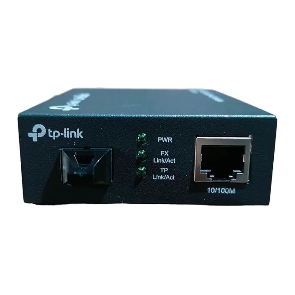 TP-Link Omada MC111CS 10/100Mbps WDM Single-Mode Fiber Media Converter with SC Connector