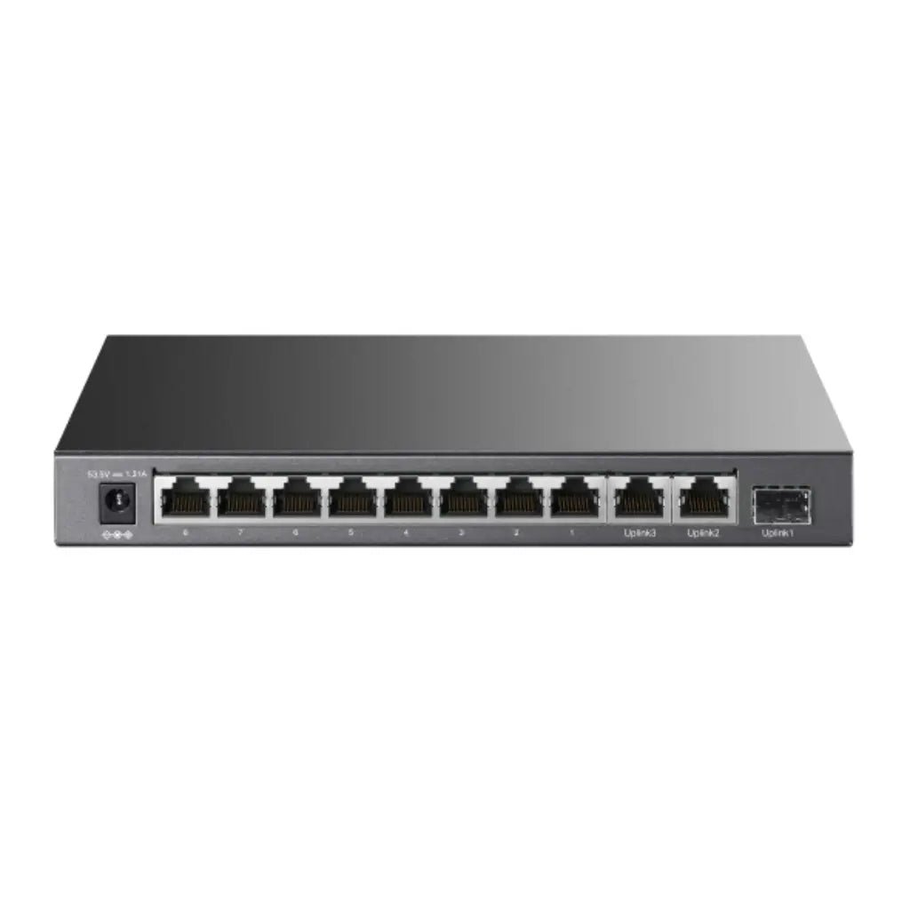 TP-Link TL-SL1311P 11-Port Desktop PoE+ Switch with 8 Fast Ethernet and 3 Gigabit Ports