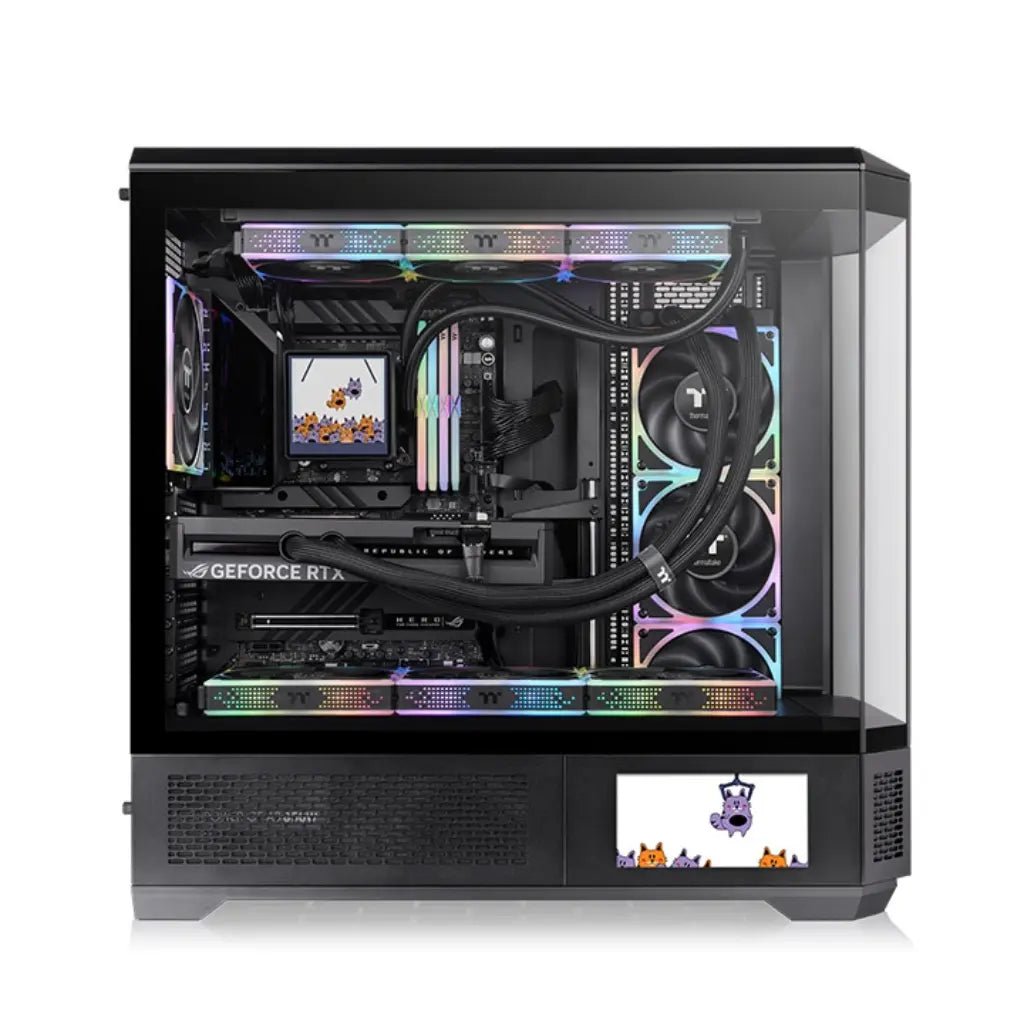 Thermaltake View 600 TG Full Tower ATX Case with 4 Tempered Glass Panels
