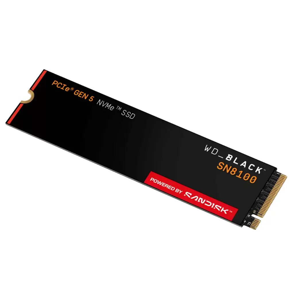 Western Digital WD Black SN8100 8TB M.2 2280 PCIe Gen5 NVMe Internal Solid State Drive
