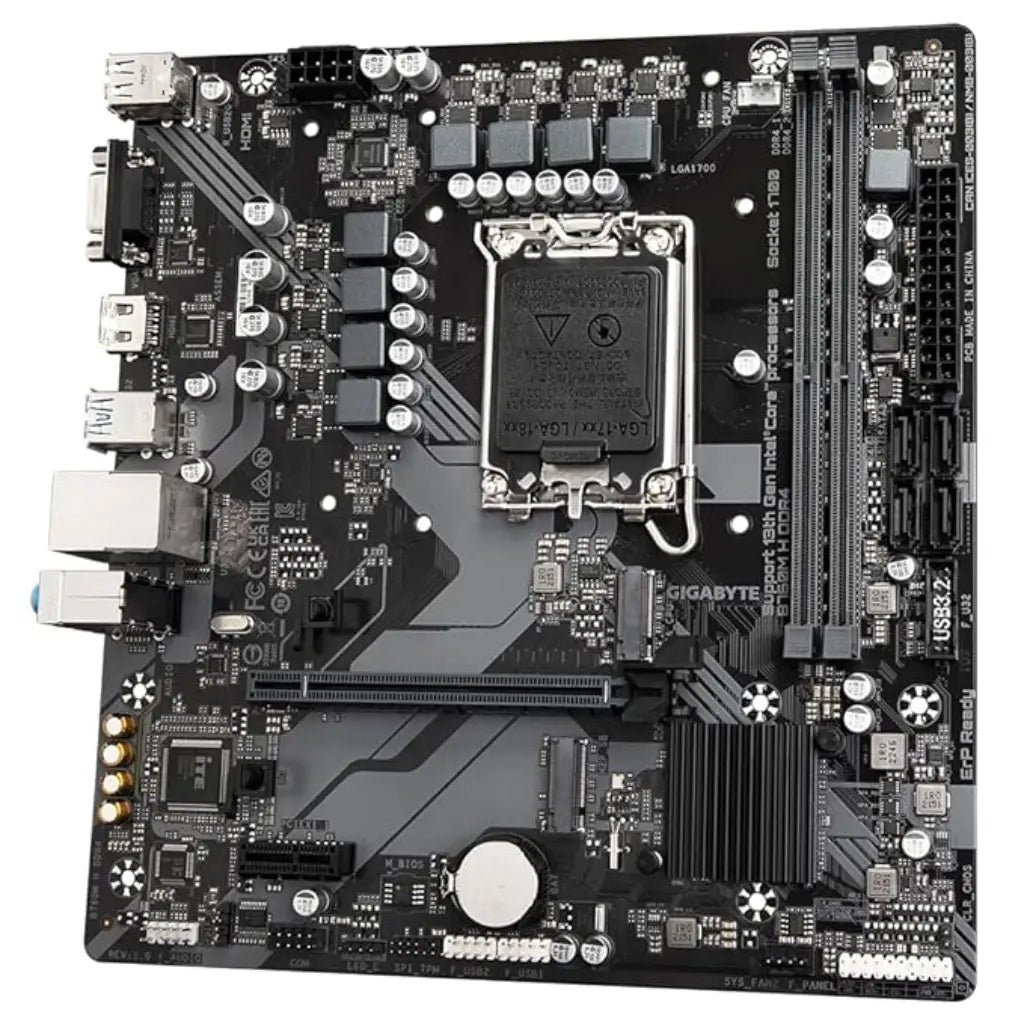 Gigabyte B760M H Intel B760 LGA1700 DDR4 Micro ATX Motherboard for 12th/13th/14th Gen Intel Core Processors
