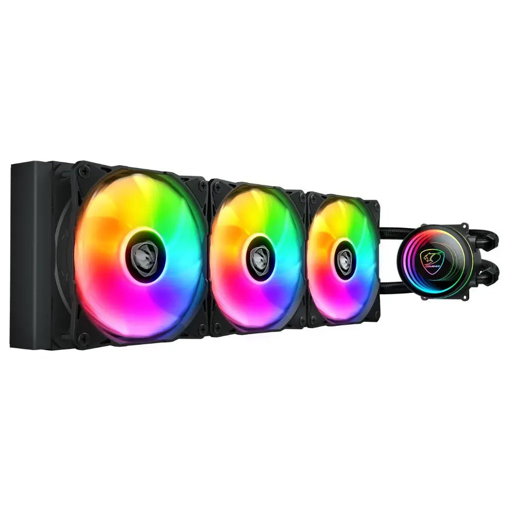 Cougar Poseidon Elite ARGB 360mm All-in-One CPU Liquid Cooler - Black