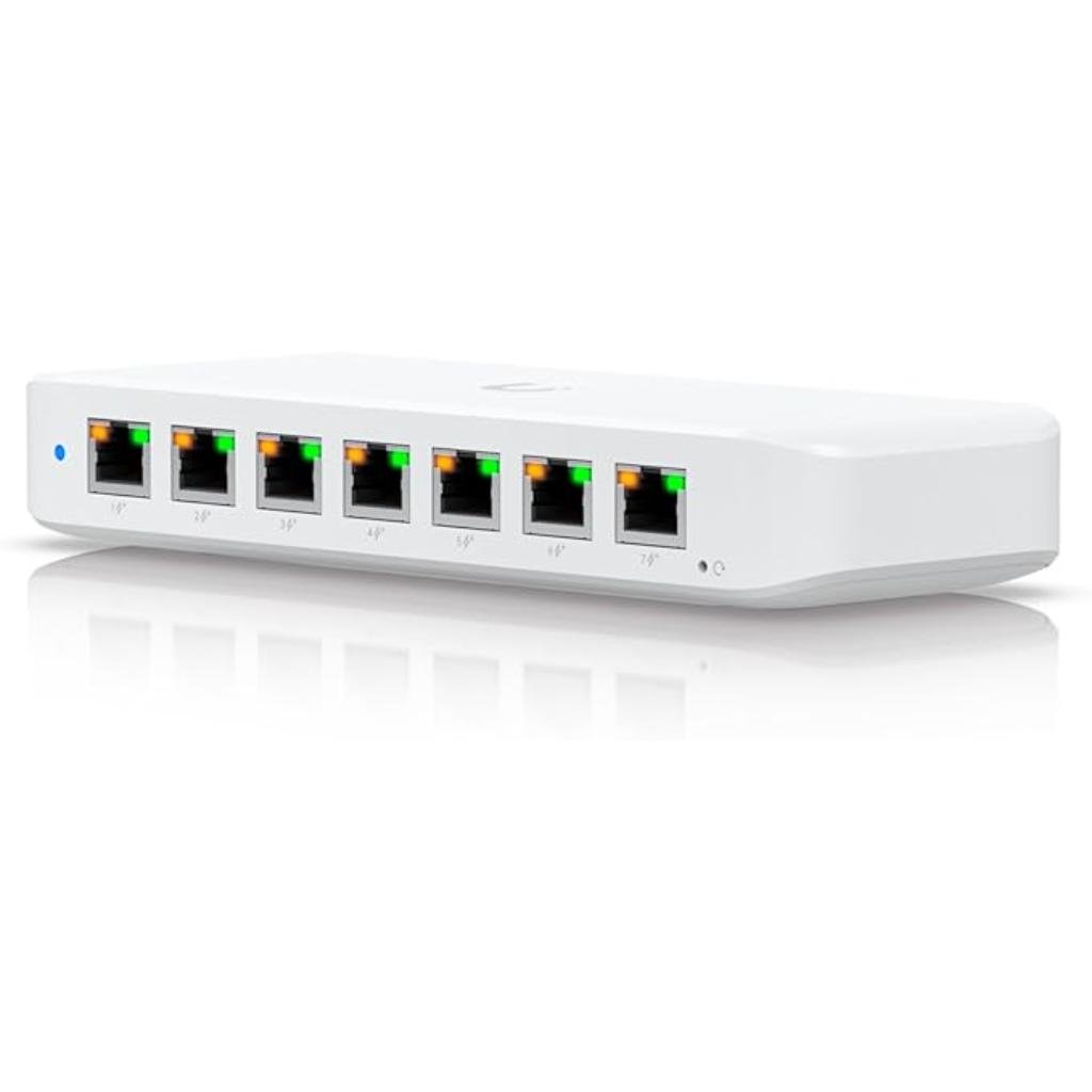 Ubiquiti UniFi Switch Ultra (USW-Ultra) 8-Port Gigabit PoE Managed Switch with 210W Power Budget