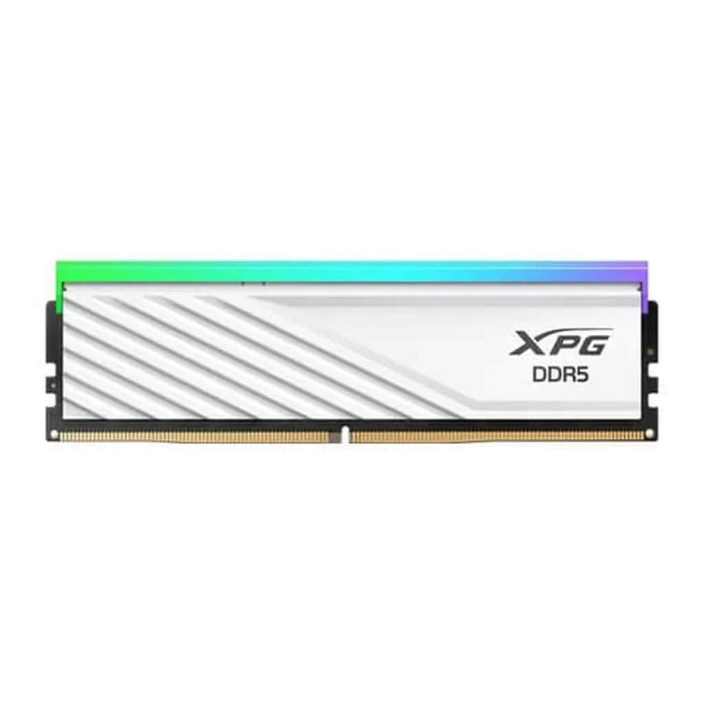 XPG LANCER BLADE RGB 32GB (2x16GB) DDR5 6000MHz CL30 Low-Profile Gaming Desktop RAM - White - Intel XMP 3.0 & AMD EXPO Ready
