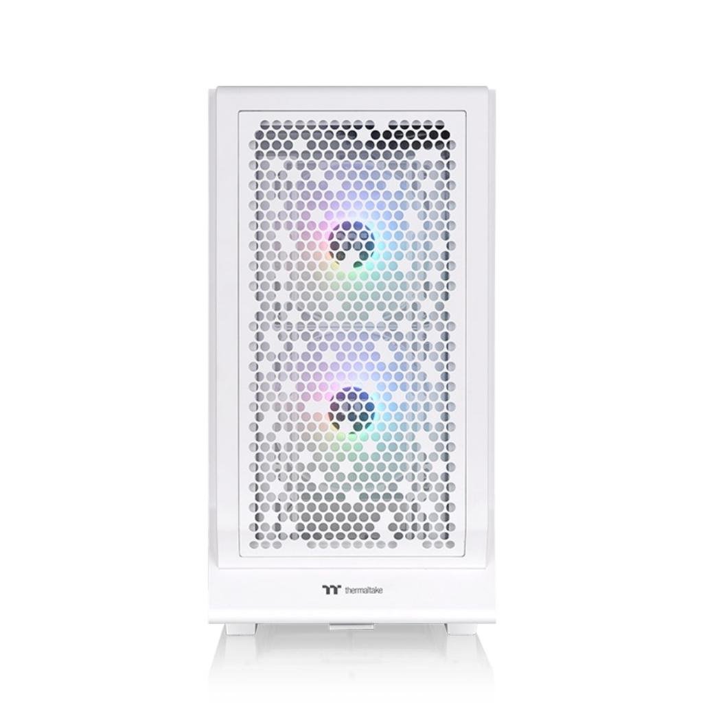 Thermaltake Ceres 330 TG ARGB Snow ATX Mid Tower Tempered Glass PC Case with Pre-Installed Fans