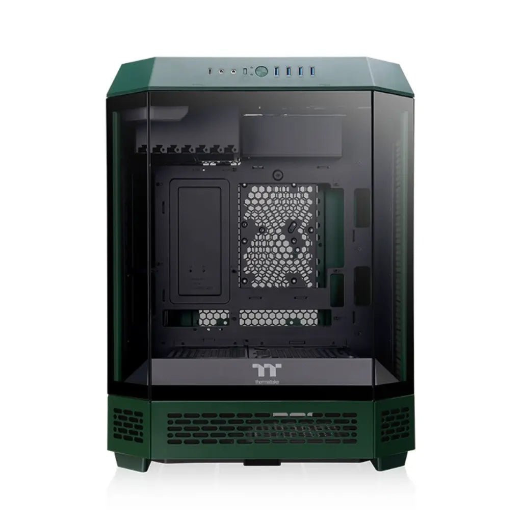 Thermaltake The Tower 600 ATX Mid Tower Tempered Glass PC Case - Racing Green Edition