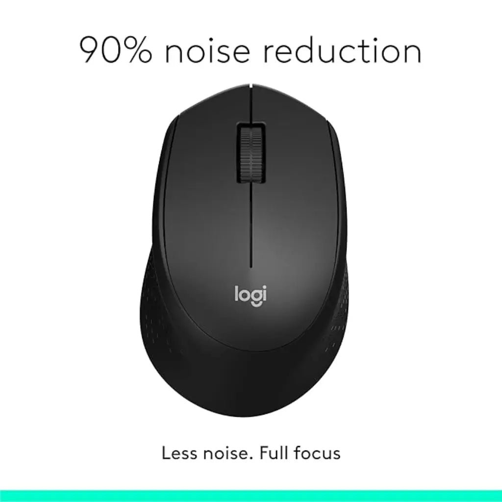 Logitech M331 Silent Plus 2.4GHz Wireless Optical Mouse with USB Nano Receiver