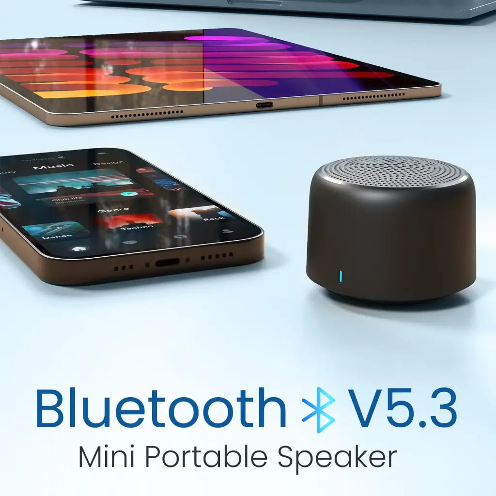 Portronics Pico 3W Portable Bluetooth Speaker with HD Sound - Compact Wireless Audio