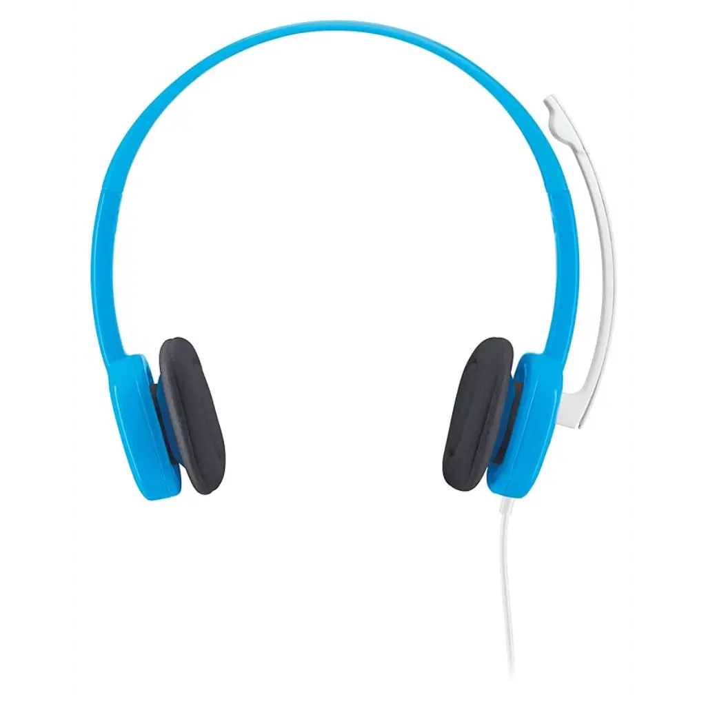 Logitech H150 Wired Stereo Headset with Noise-Cancelling Microphone and 3.5mm Jack - Blue