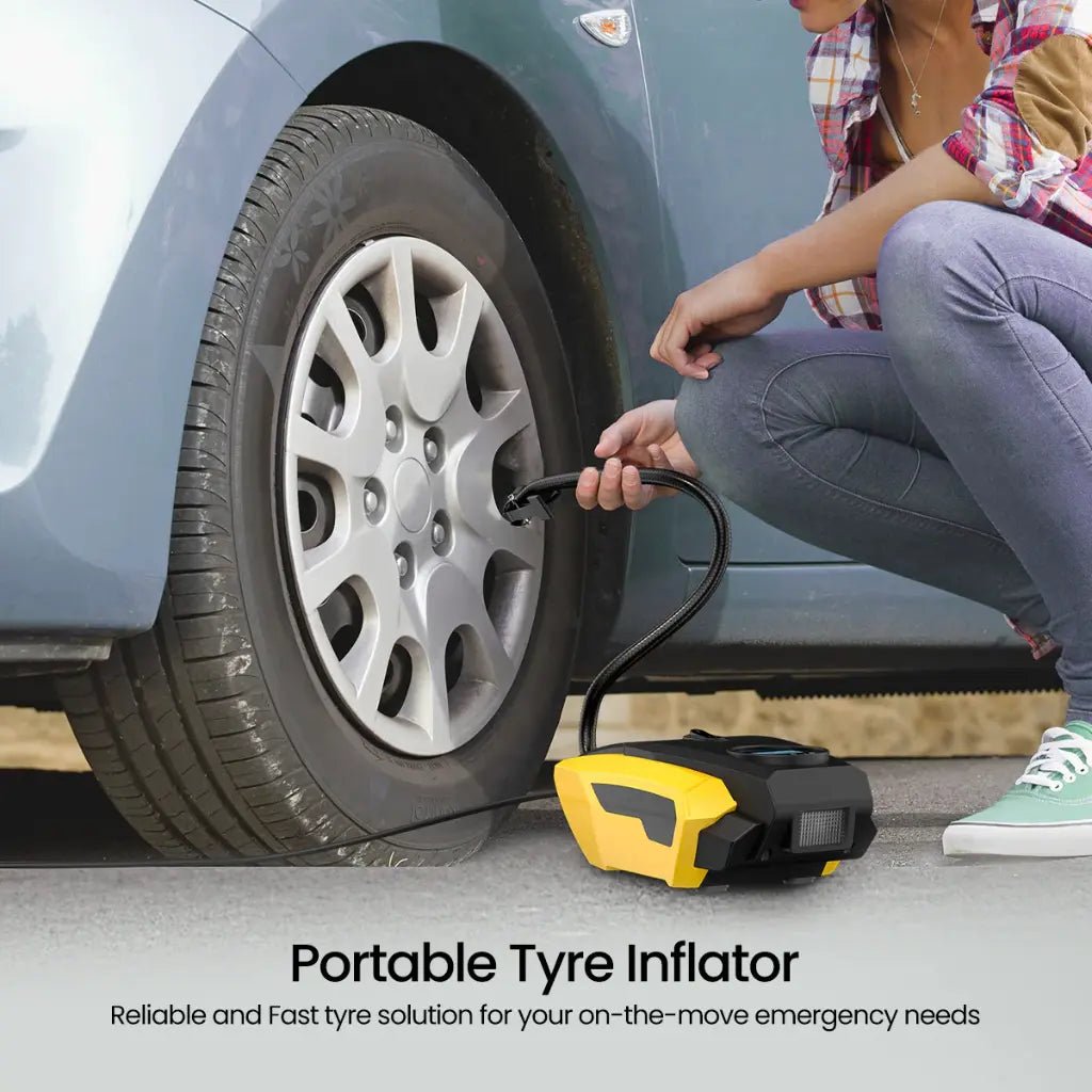 Portronics Vayu Lite POR 2006 Portable 150 PSI Digital Tyre Inflator with Auto Shut Off Feature