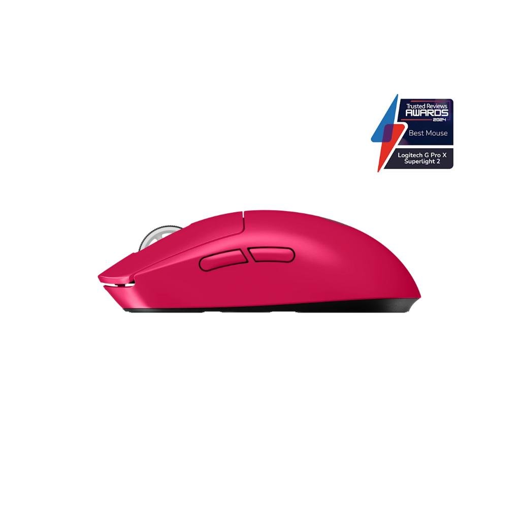 Logitech G PRO X Superlight 2 Wireless Lightweight Gaming Mouse - Pink Edition
