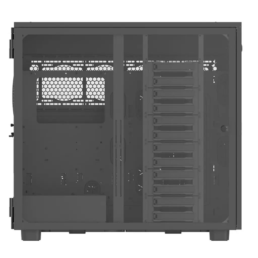 Thermaltake AX700 TG Tempered Glass Super Tower XL-ATX Computer Case with Expandable Modular Design