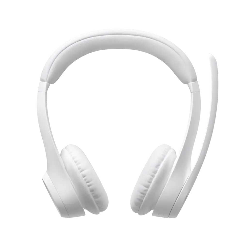 Logitech Zone 300 Lightweight Wireless Bluetooth Headset with Noise-Cancelling Microphone - Off White
