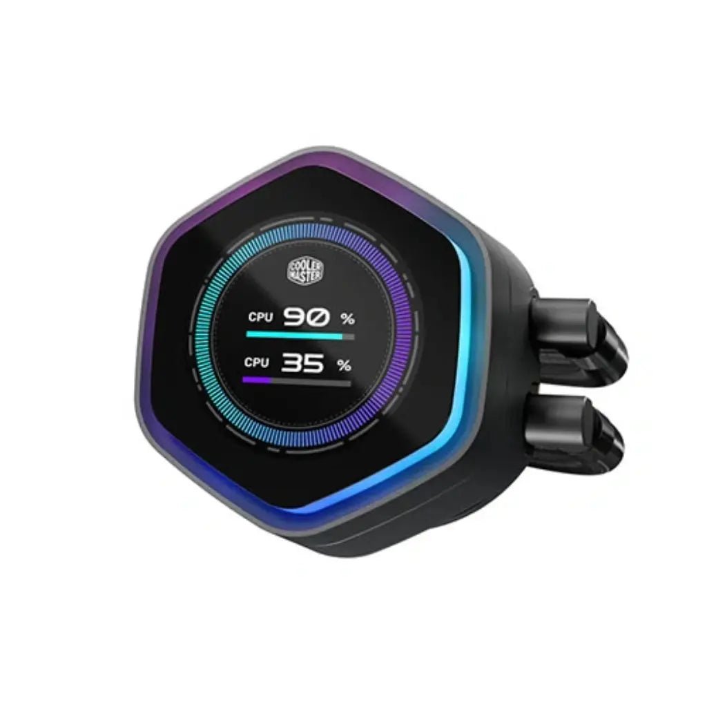 Cooler Master MasterLiquid Atmos II 240mm ARGB AIO Liquid CPU Cooler with Integrated LCD Display