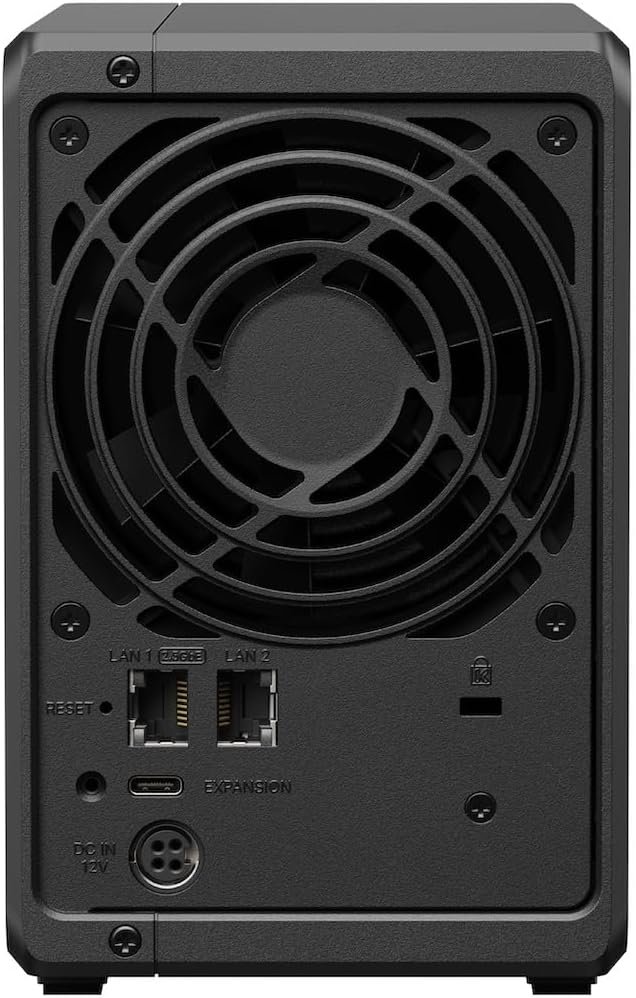 Synology DiskStation DS725+ 2-Bay Network Attached Storage (NAS) with 2.5GbE Connectivity and 4K Video Transcoding Support