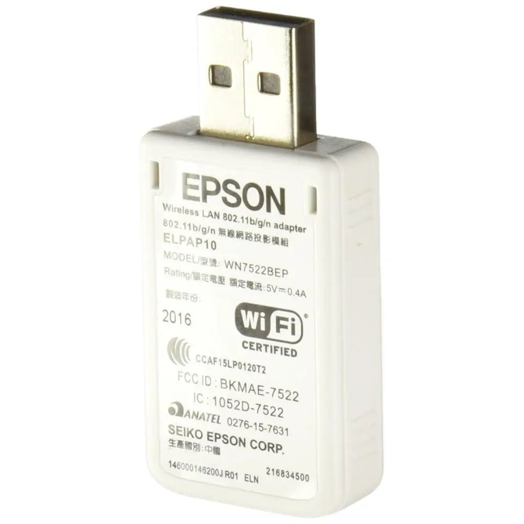 Epson ELPAP10 High-Speed Wireless LAN Adapter Module for Projectors