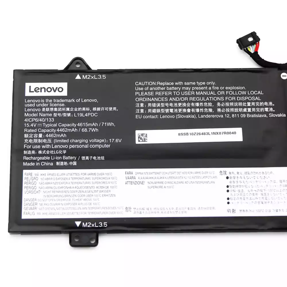Lenovo L19L4PDC Genuine 71Whr 4622mAh 15.36V 4-Cell Replacement Laptop Battery