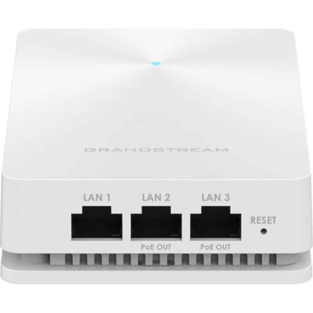 Grandstream GWN7624 AC1800 Dual-Band In-Wall Wi-Fi 5 Access Point with Integrated Gigabit Switch