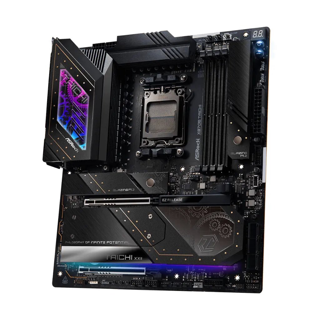 ASRock Taichi X870E AMD X870E AM5 E-ATX Motherboard with DDR5 Support and WiFi 7