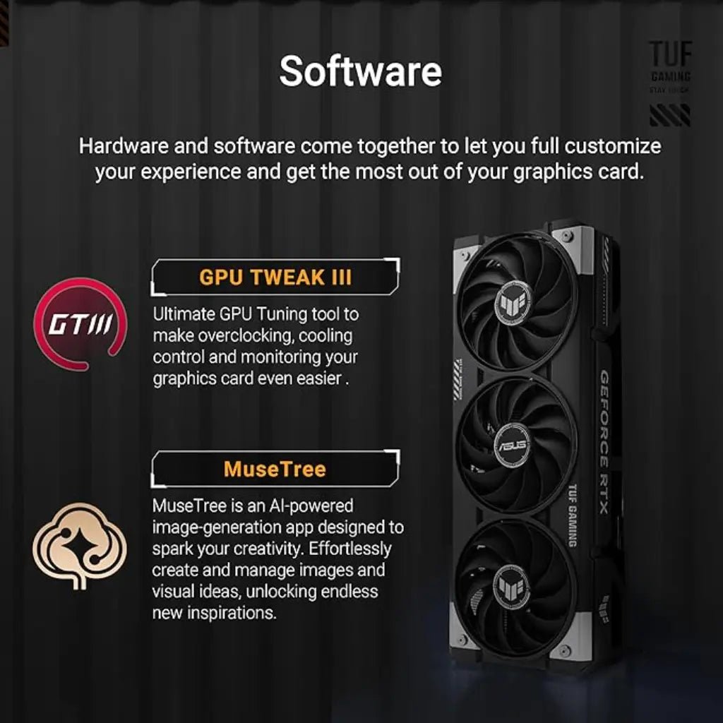 ASUS TUF Gaming NVIDIA GeForce RTX 5060 Ti 8GB GDDR7 Overclocked Graphics Card