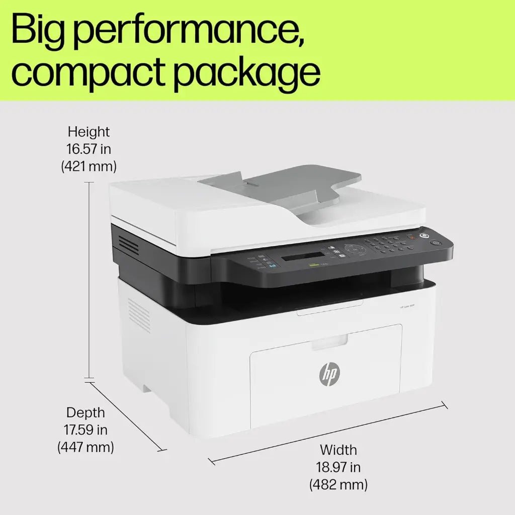 HP LaserJet Pro 1188fnw Wireless All-in-One Monochrome Laser Printer with Automatic Document Feeder