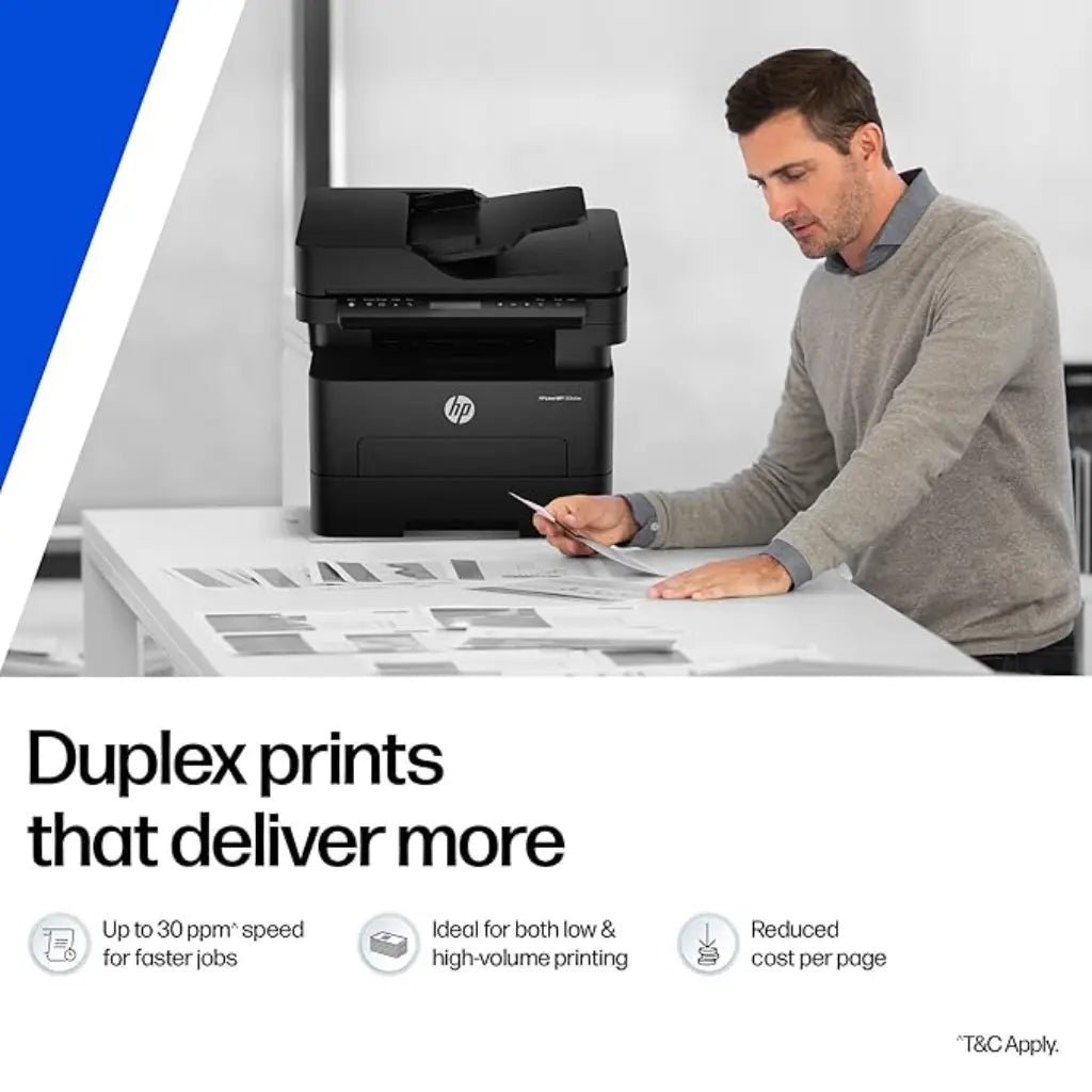 HP LaserJet Pro 323sdnw Wireless All-in-One Monochrome Laser Printer with Automatic Duplex Printing