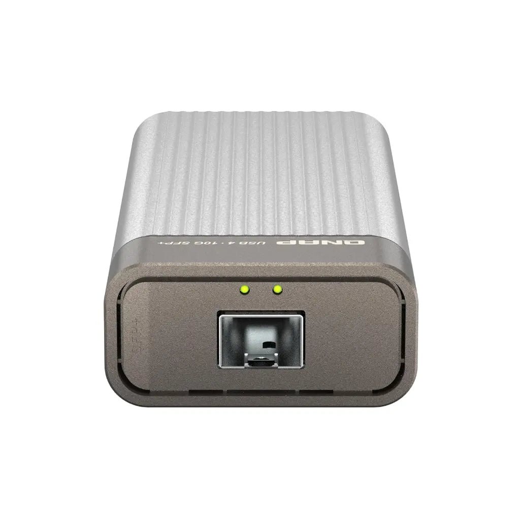 QNAP QNA-UC10G1SF USB4 Type-C to 10GbE SFP+ High-Speed Network Adapter for Thunderbolt 4 and USB4 Devices