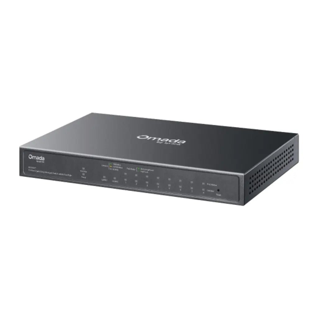 TP-Link Omada ES210GP 10-Port Gigabit Easy Smart Managed PoE+ Switch with 8 PoE+ Ports